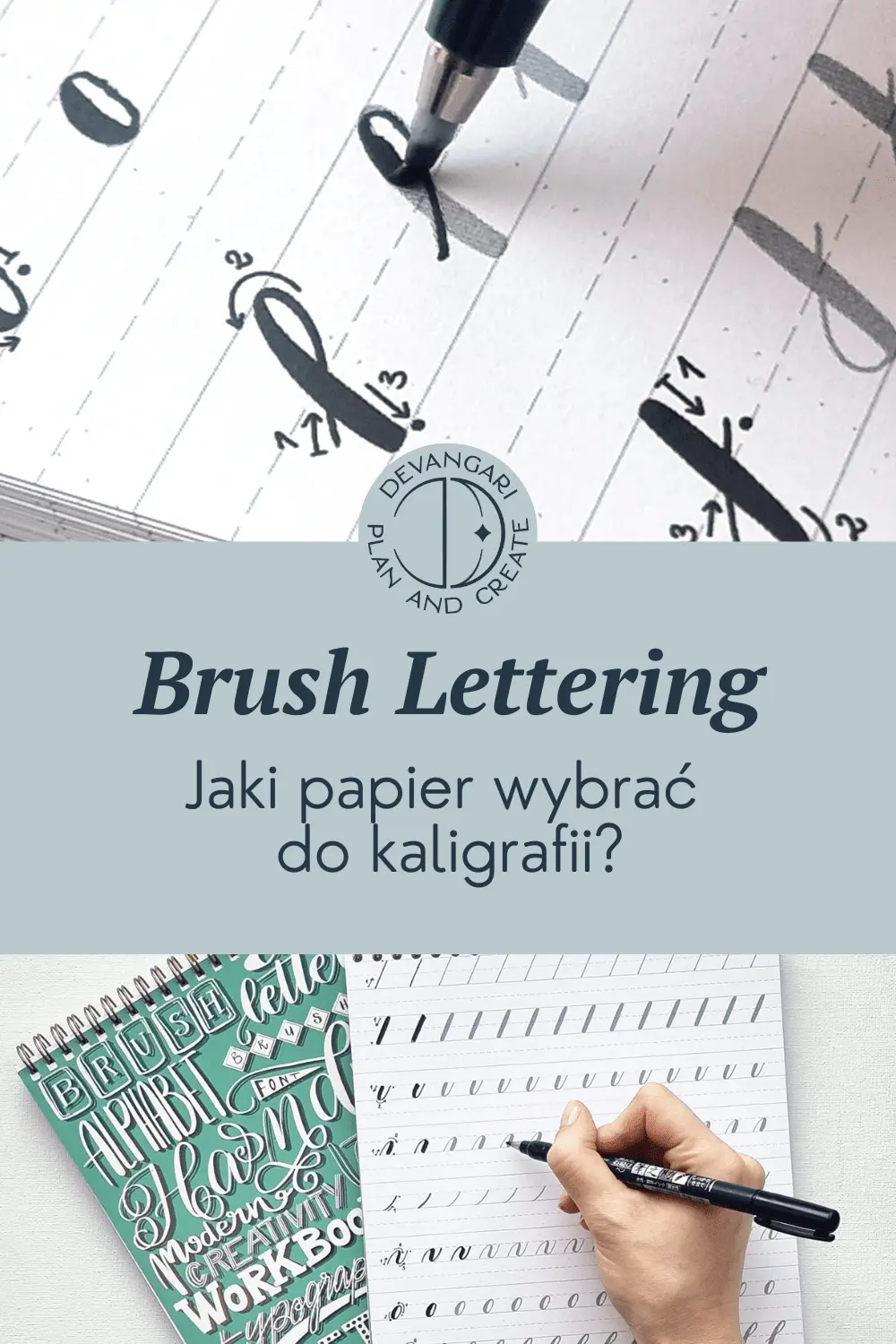 Wybór papieru do brush letteringu